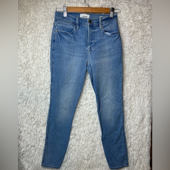 Frame Le High Skinny Jeans size 27 High Rise - Picture 2 of 7